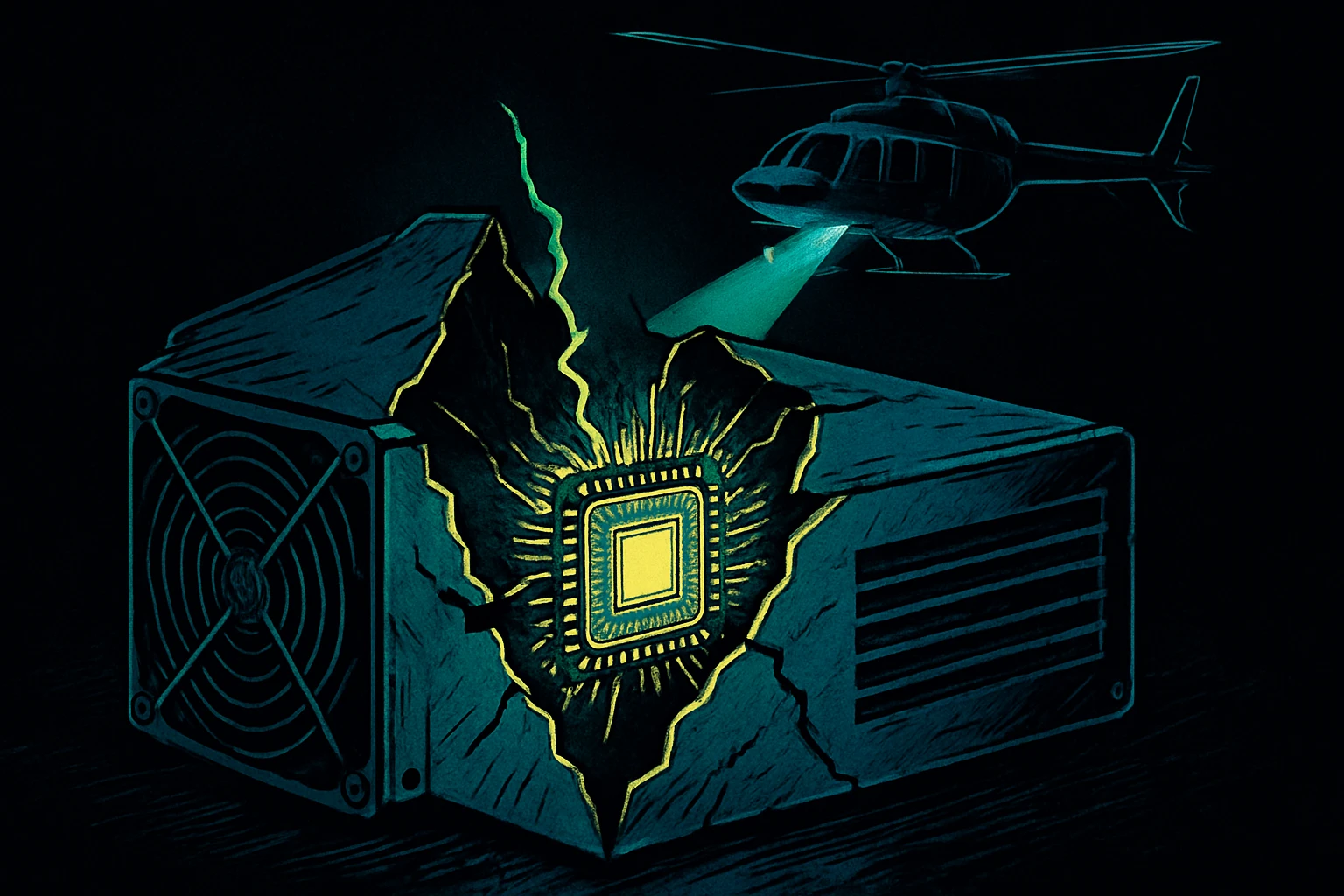 美國移民局突襲德州比特幣礦場！多名比特大陸員工遭捕，中美晶片戰燒向礦企