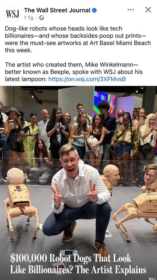 四年前靠 NFT 賺 6900 萬美元的 Beeple，現在還在賺錢