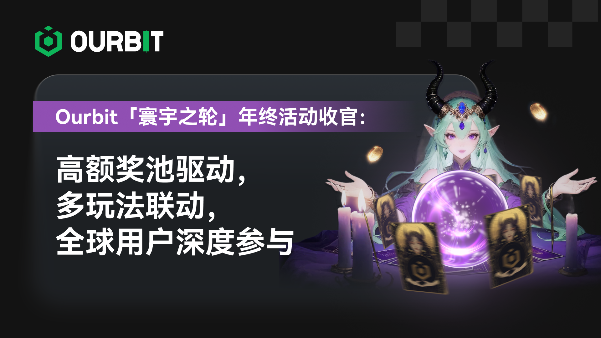 Ourbit「寰宇之輪」年終活動圓滿落幕：高額獎金池、多樣玩法帶動全球廣泛參與